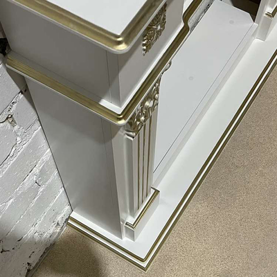 Электрокамин Лидс WTG с очагом Sparta 25.5 LED