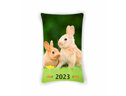 Подушка вертикальная год Кролика №15