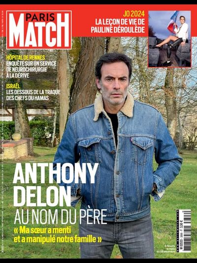 Paris Match Magazine Issue 3896 Anthony Delon Cover, Иностранные журналы, Intpressshop
