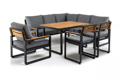 Обеденный комплект TOPA с угловым диваном