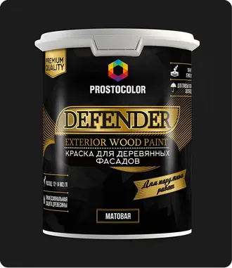 БЕЛАЯ Эмаль DEFENDER мат. PROSTOCOLOR