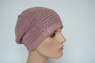 Берет летний Италия Визио 7079 розовый