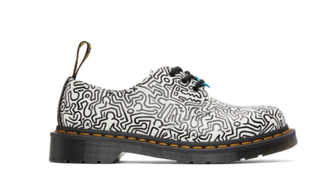 Ботинки Dr. Martens 1461 Keith Haring черные с принтом