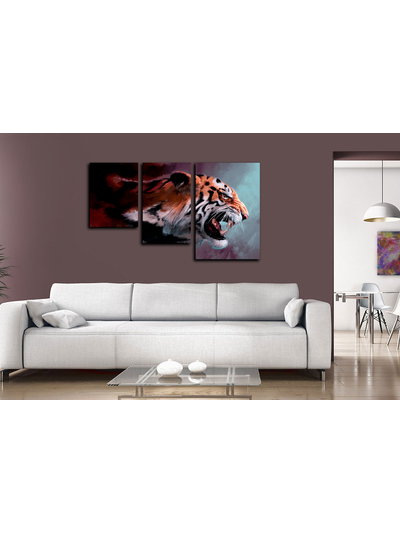 Модульная картина "Свирепость"