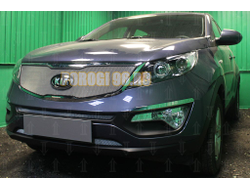 Защита радиатора KIA Sportage 2014-2016 (Classic) chrome верх