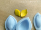 Силиконовый вайнер для фоамирана «Лепестки мини тюльпана + тычинки» (ELF_decor)