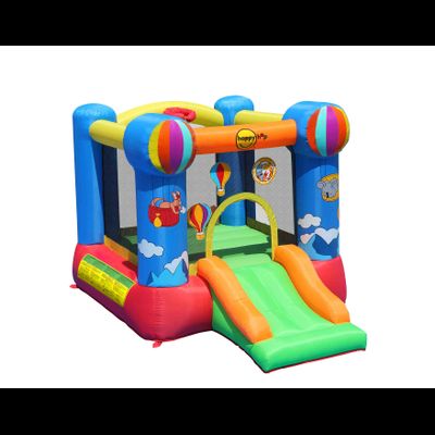 Надувной батут с горкой «Вокруг света»