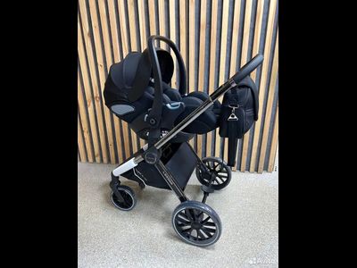 Детская коляска 3 в 1 Luxmom 777 Черный