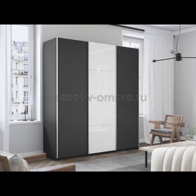 Шкаф-купе Прайм-2 белое стекло (1800)