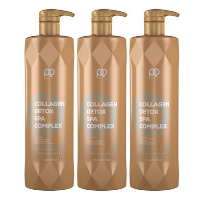 Набор Paul Oscar Collagen Detox SPA Complex, 1000/1000/1000 мл.