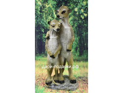 СУРИКАТЫ парочка 50*25см полистоун Россия 2048/012575*