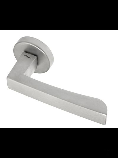 Дверная ручка на круглом основании Fratelli Cattini "HAMMER" 7-CS матовый хром