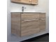Тумба-умывальник "Варна-90" дуб сонома с раковиной COMFORTY 9090EL