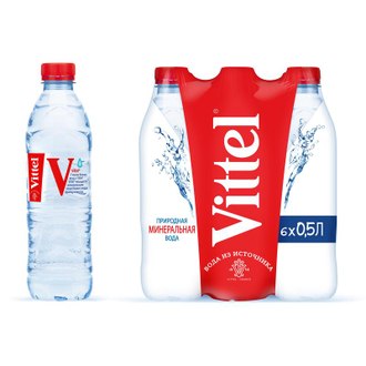 Вода минеральная Vittel негазированная 0.5 л