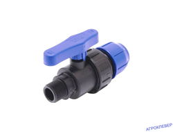 Кран 32 заж. х 3/4"НР шаровый