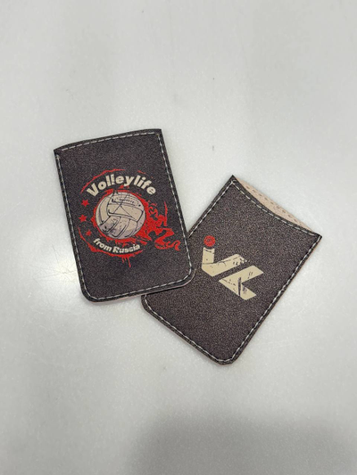 Чехол для пластиковой карты "Ретро мяч"