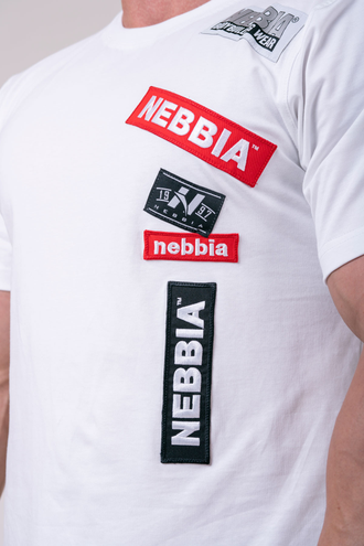 Футболка NEBBIA Labels T-shirt 171 Белая