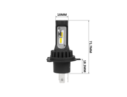 Светодиодные лампы H4 Optima LED QVANT, 5000K, 12-24v, (комплект, 2шт)