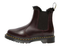 Dr Martens ботинки LEONORE бордовые мужские зимние