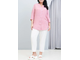 Женский летний костюм с брюками арт. 16324-9354 (цвет розовый) Размеры 52-74