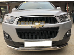 Защита переднего бампера d60/42 для Chevrolet Captiva 2011-