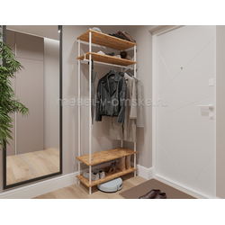 ЗМ087 Прихожая-34 НЕШКАФ. Размер: 825х2065х365.