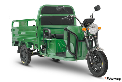 Грузовой электротрицикл Rutrike Вектор 1500 60V1200W зеленый
