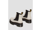 Dr Martens Audrick Nappa Leather Platform Chelsea Beige