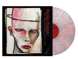 MARILYN MANSON - One Assassination Under God - Chapter LP Pastel Pink With Blue Splatter