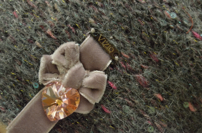 Кристаллы сваровски на шапке Визио Италия