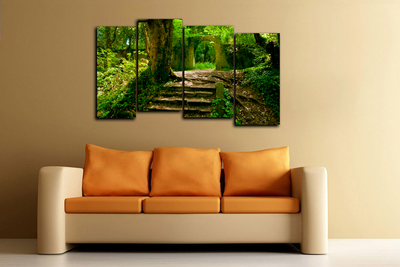 Модульная картина "Сказочное место"