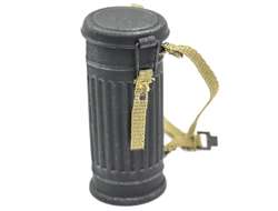 Контейнер для противогаза немецкий (металлический) времен Второй мировой войны 1/6 (D80124) - DID