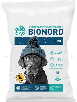 Противогололедный реагент BIONORD PRO (Бионорд), 23 кг (до - 20°С)