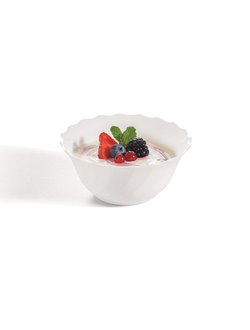 Салатник d=125 мм. 300 мл. h=55 мм. Трианон волнистый край /6/36/