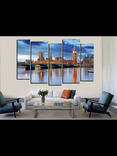 Модульная картина "Пасмурный Лондон"