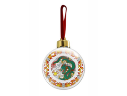 Новогодний ёлочный шар год Дракона №9