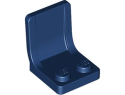 Minifigure, Utensil Seat / Chair 2 x 2 with Center Sprue Mark, Dark Blue (4079b / 6273588)