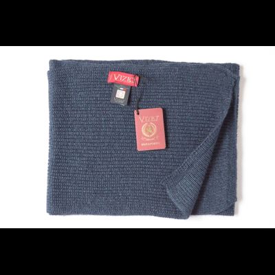 Синяя шапка из альпака и шелка Vizio Италия 9015 CL