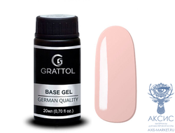 ( 20мл ) Камуфлирующая База №5  для гель-лака Grattol Rubber Base