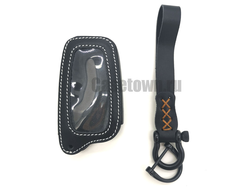 Чёрный чехол для ключа toyota camry v55 "Freedom"