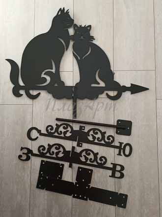 флюгер коты и фонарь