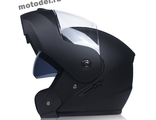 Мотошлем VT Flip-Up модуляр (мото шлем), черный