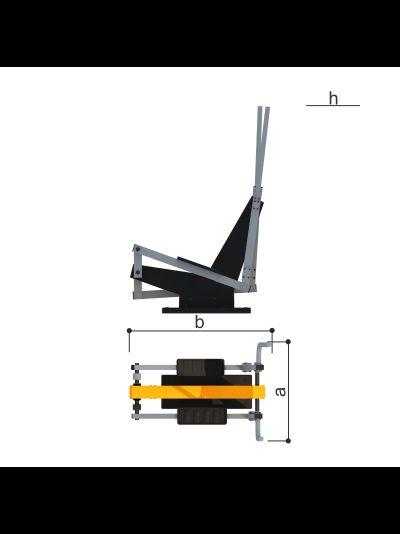 Уличный тренажер «Эллиптический» для спортивной площадки Romana 207.50.10