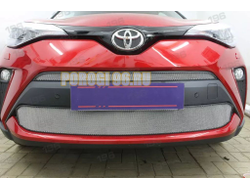 Защита радиатора для Toyota C-HR 2019- chrome низ