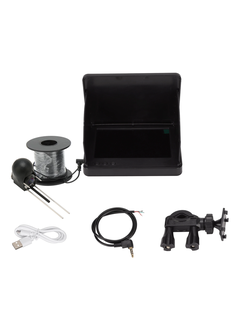 Подводная водонепроницаемая #6D камера для подводной съемки TFT LCD дисплей диагональю 5 дюймов (линия передачи камеры 20 м.) c датчиком движения (голосовое оповещение).