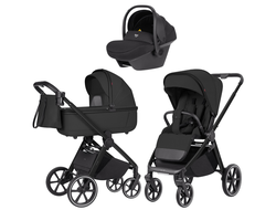 Коляска 3в1 Carrello Omega Deluxe Denim Black (Nova)