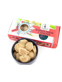 ПЕЛЬМЕНИ рыбные С КРЕВЕТКОЙ 400гр