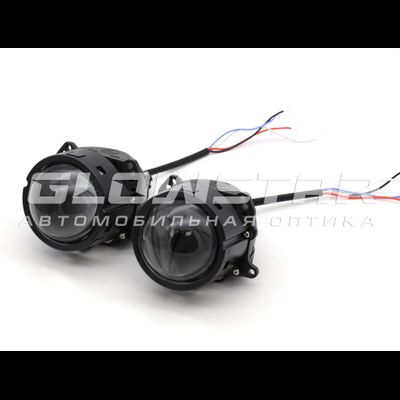 Билед модули Aozoom A15 24 вольта, 3.0 дюйма, 2 чипа, 5500K, 24V, 58W/65W, крепление 3R и съемное гаечное