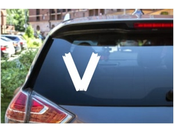 Наклейка виниловая V