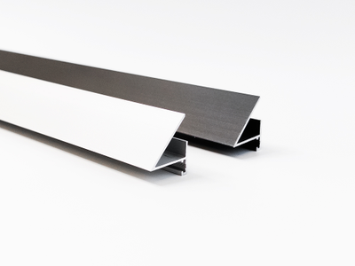 Алюминиевый профиль 4L-2023-TB ANOD Теневой Black | Черный ANOD